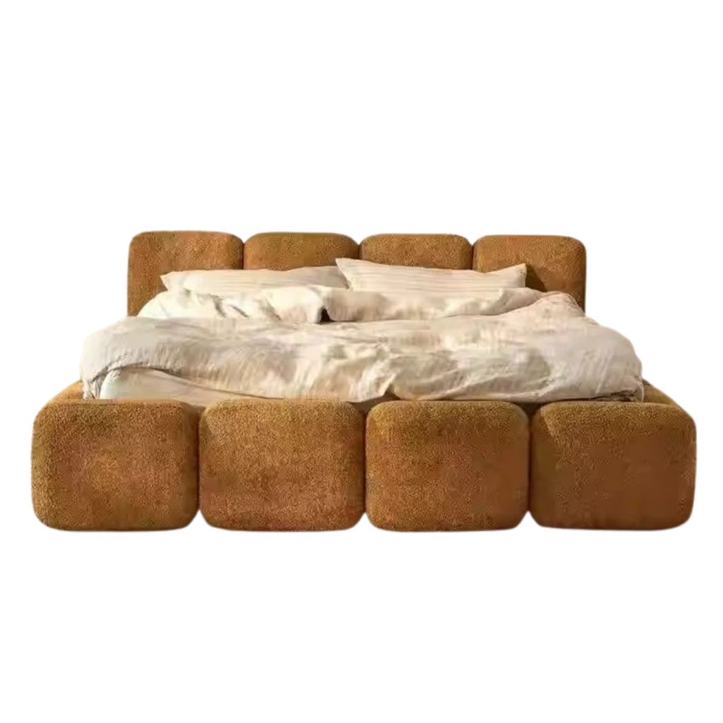 Japanese Style Upholstered Bed
