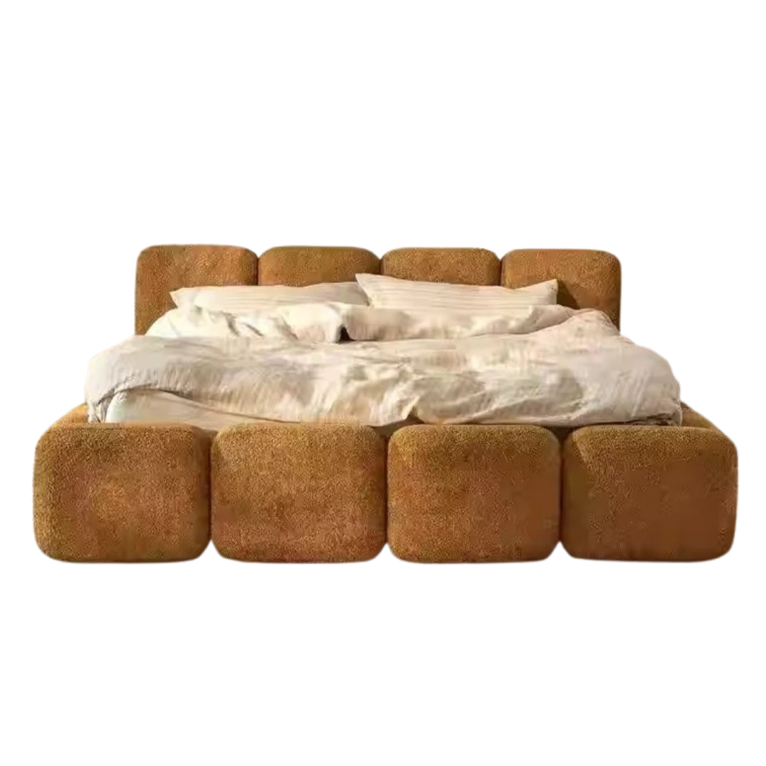 Japanese Style Upholstered Bed