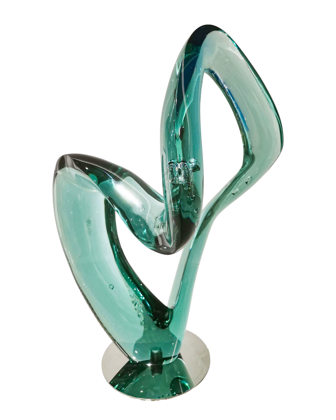 Luxury Acrylic Crystal Twist Sculpture