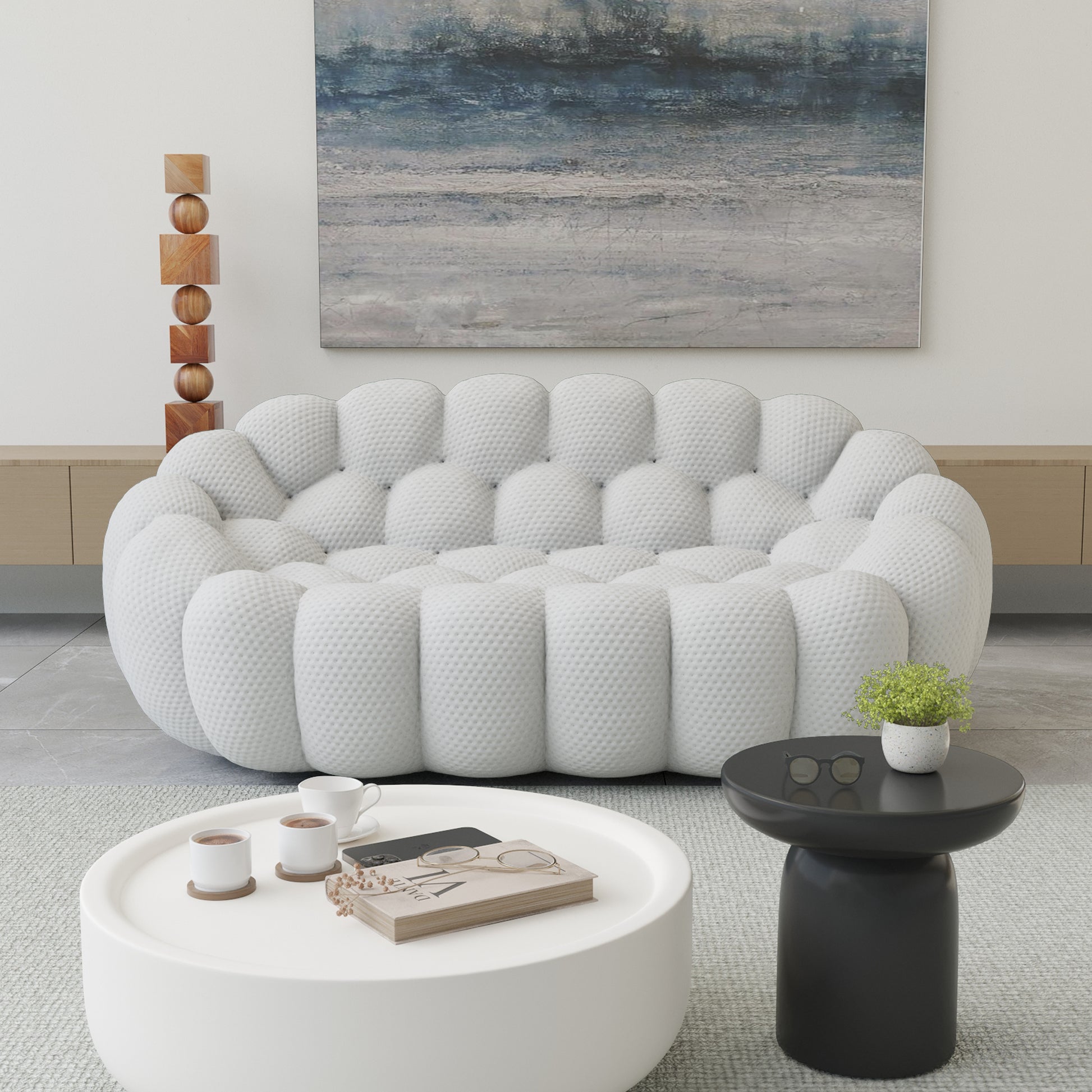 Colorful Honeycomb Mesh Bubble Sofa Set