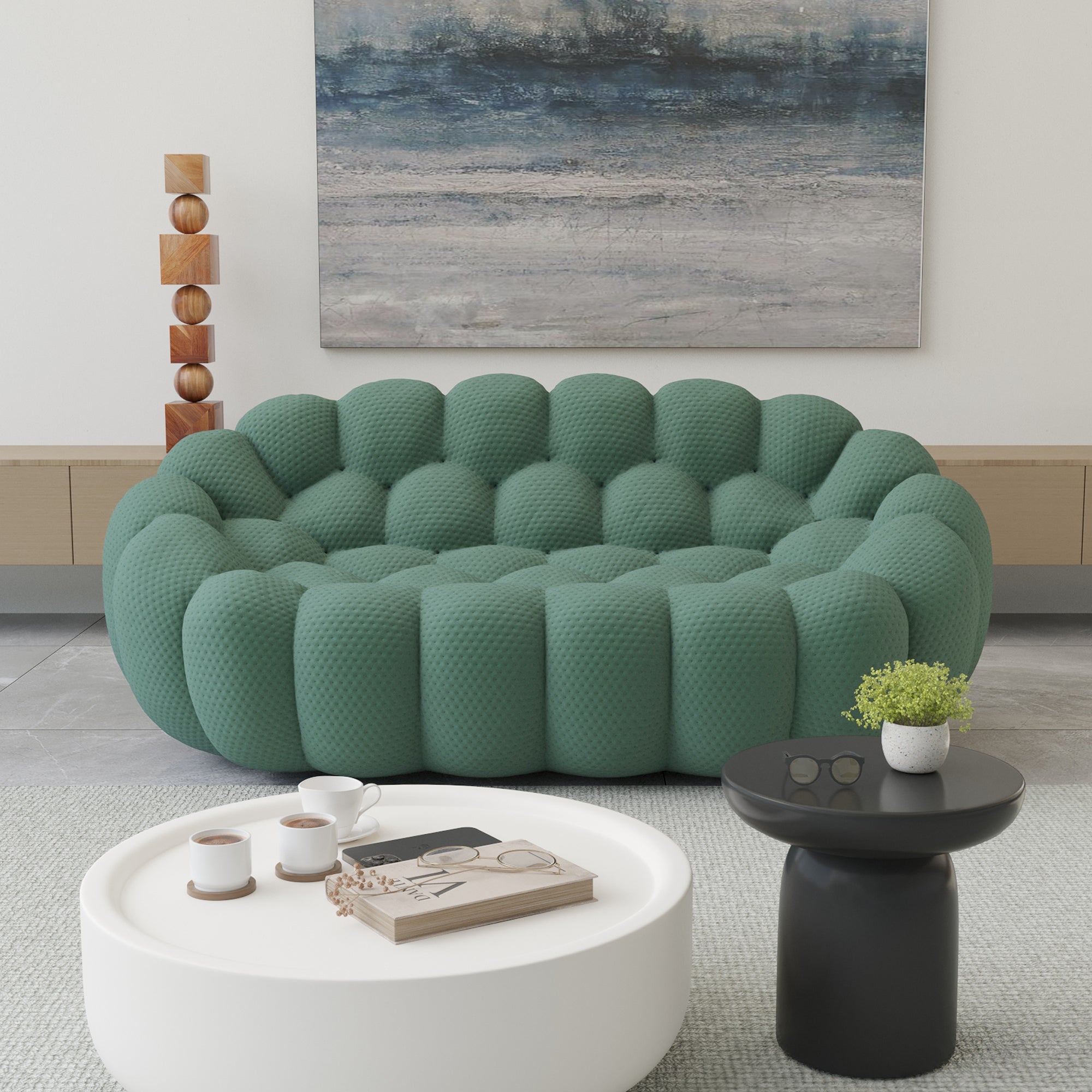 Colorful Honeycomb Mesh Bubble Sofa Set