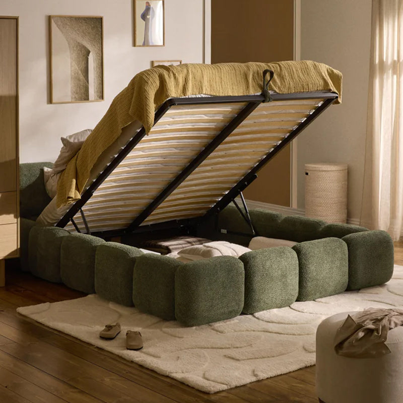 Japanese Style Upholstered Bed