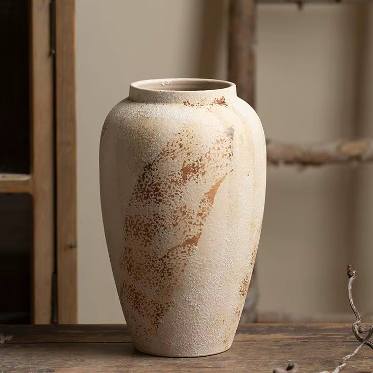 Wabi-Sabi Ceramic Decorative Vase