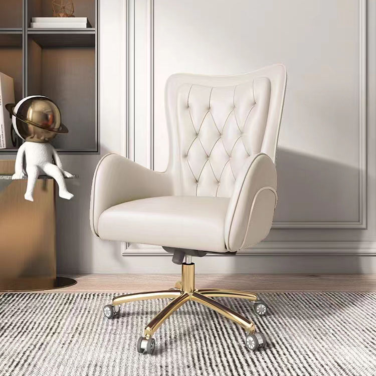 Swivel Leather Office Chair