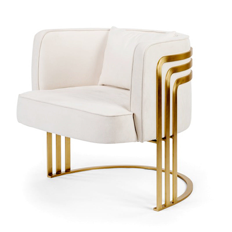 2025 Hot Selling High Quality Shiny Gold Stainless Steel Frame With Velvet Dining Chair Leisure Chair for Home Villa Wholesale