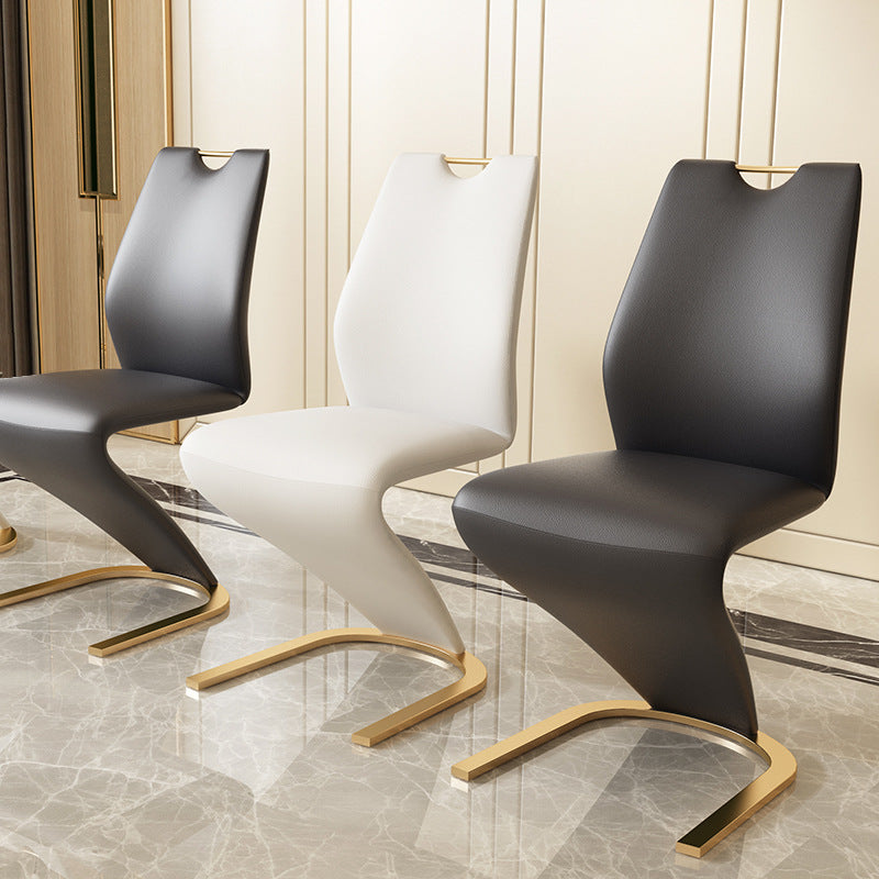White Luxury Marble Dining Table And Chair