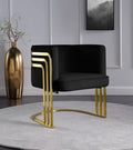 Gold Frame Velvet Dining Chair