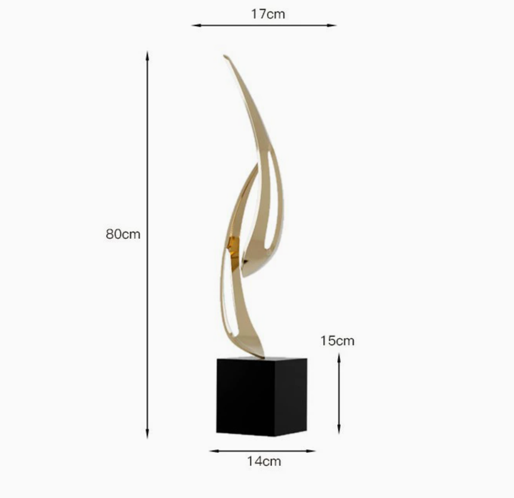 Modern Light Luxury Porch Geometric Landing Art Sculpture Villa Hotel Front Desk Corridor Corridor Creative Decorative