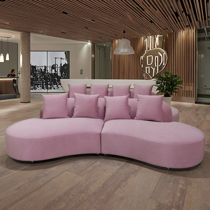 Modern Living Room U Shaped Module Combination Sofa Upholstered Couch Sectional Sofas for Home Home Beauty Salon Furniture