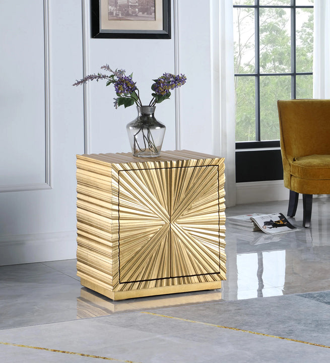 New Arrival Gold Hotel Buffet Luxury Living Room Sideboard 4 Drawer Storage Cabinet for Home Hotel