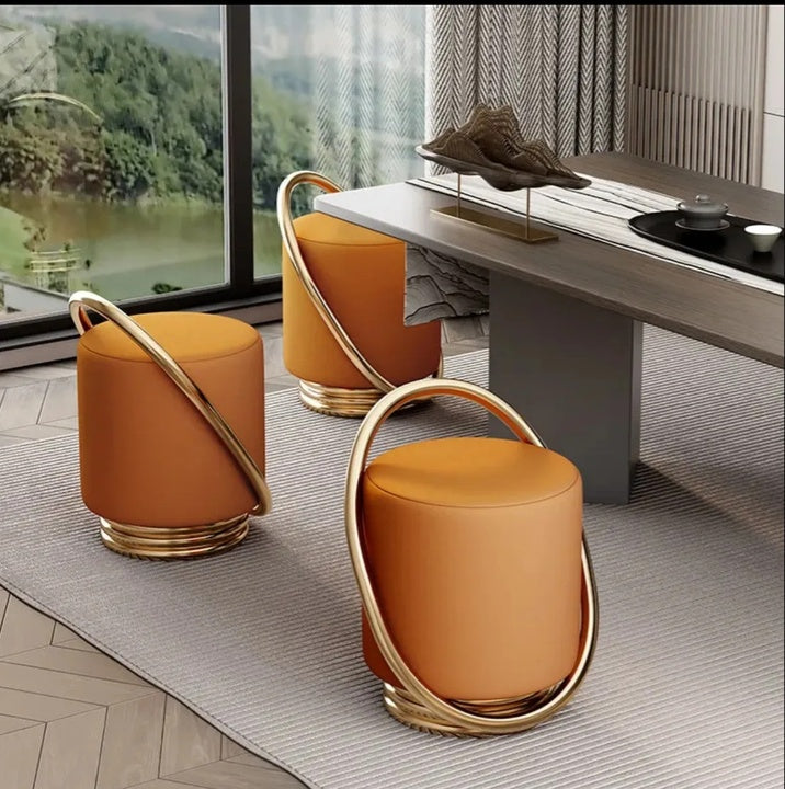 Versatile Dressing Table Stool - Simple Living Room or Bedroom Makeup Stool, Elegant Tea Table Seating