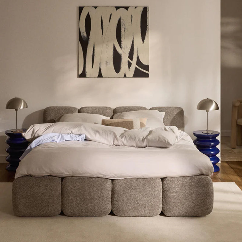 Japanese Style Upholstered Bed