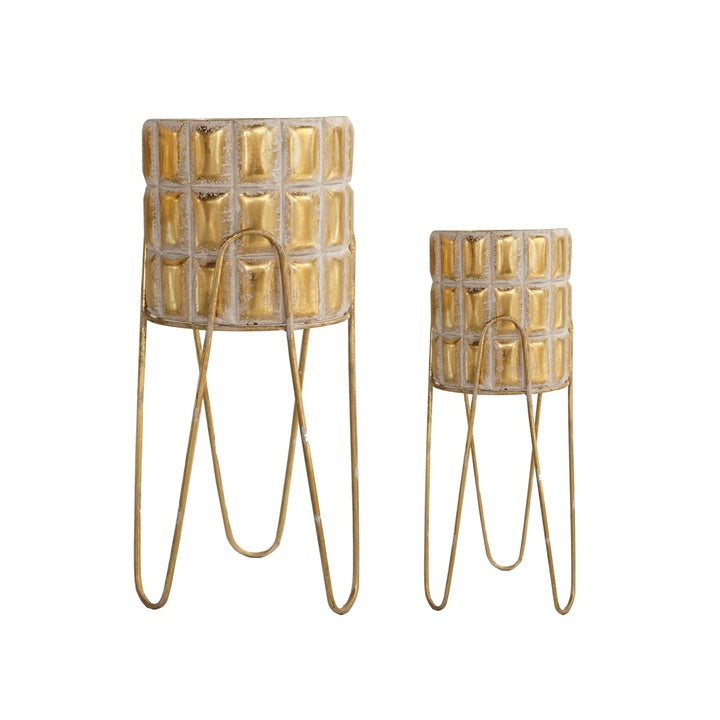 Gold To Do Old Cast Iron Decorative Flower Shelves Home Decor With Metal Flower Holder