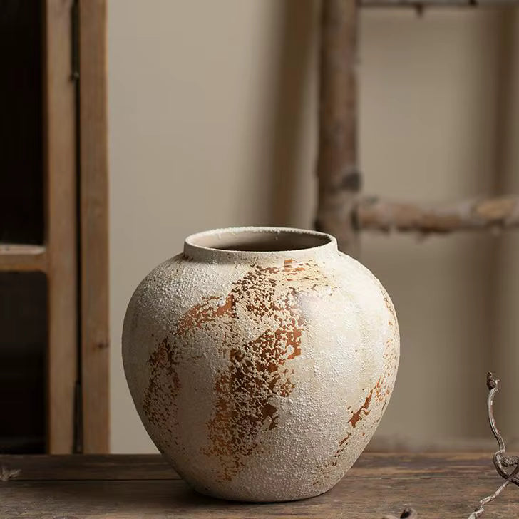 Wabi-Sabi Ceramic Decorative Vase