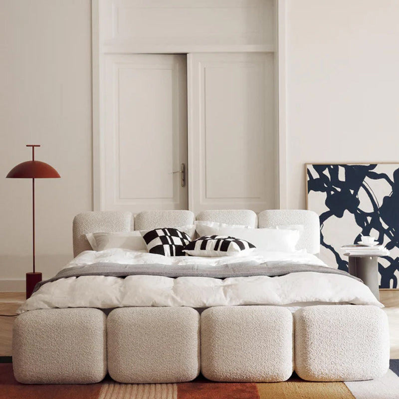 Japanese Style Upholstered Bed