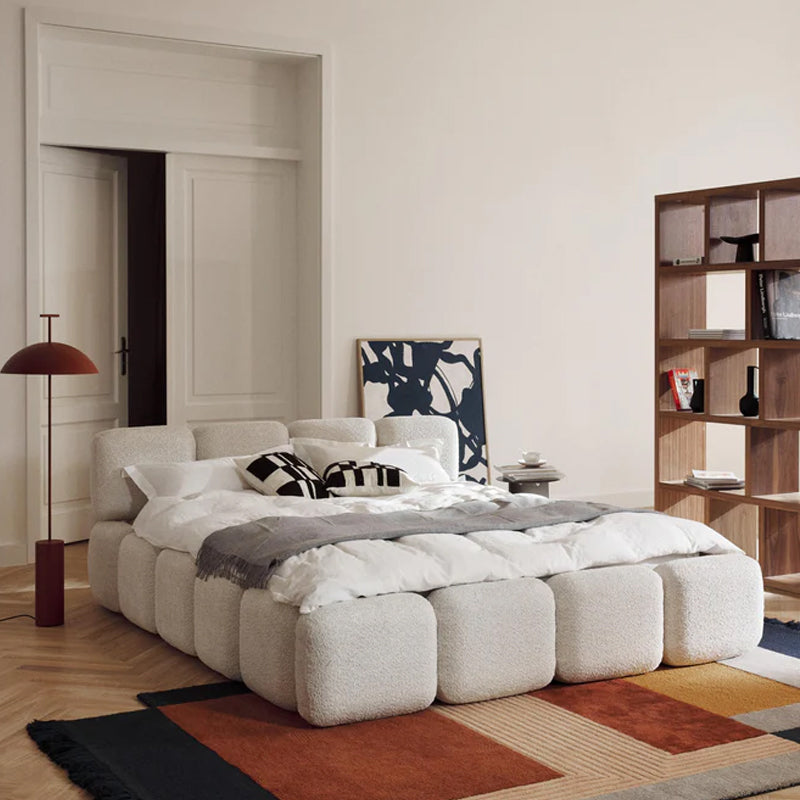 Japanese Style Upholstered Bed