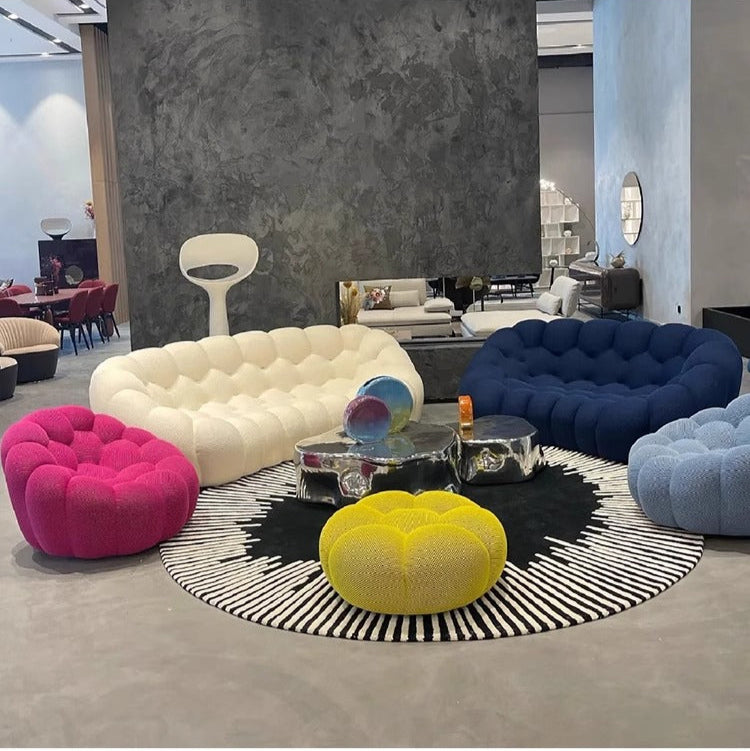 Colorful Honeycomb Mesh Bubble Sofa Set