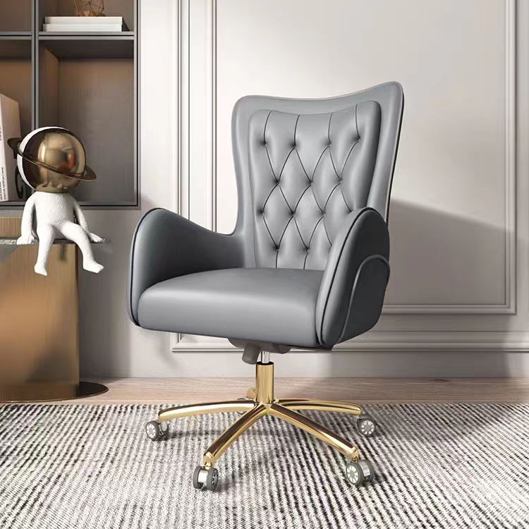 Swivel Leather Office Chair
