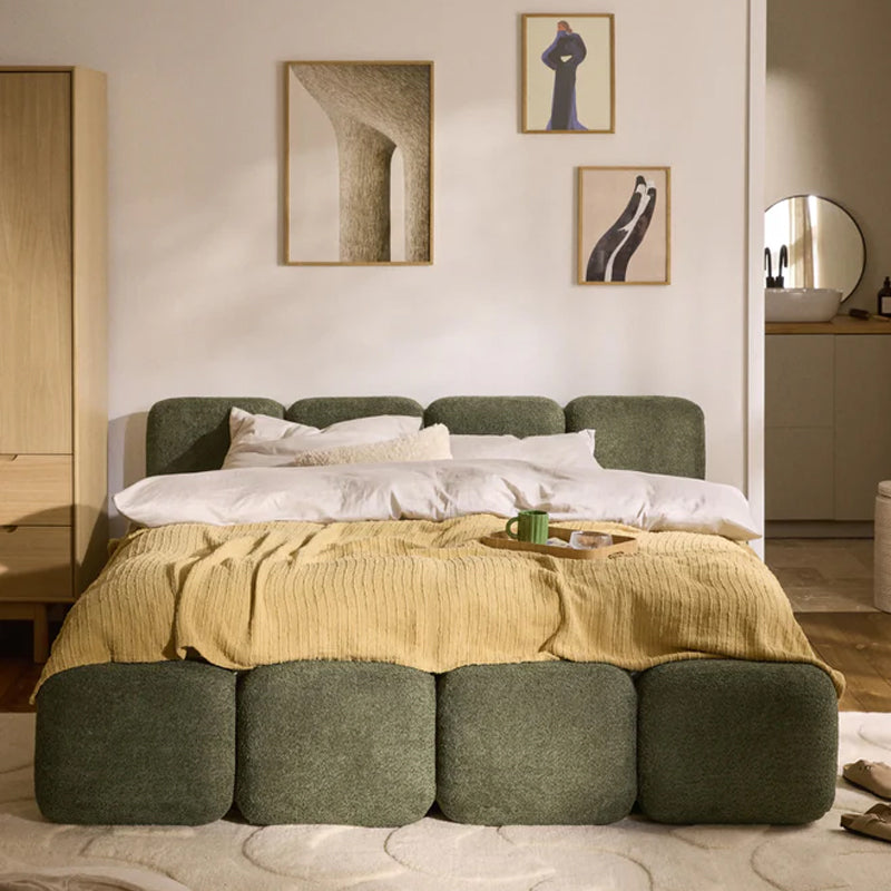 Japanese Style Upholstered Bed
