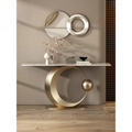 Crescent Moon Luxury Modern Console Table