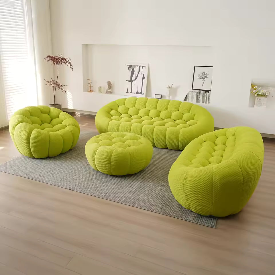 Colorful Honeycomb Mesh Bubble Sofa Set
