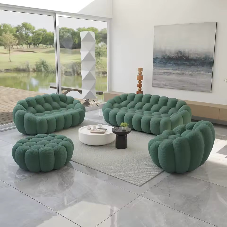 Colorful Honeycomb Mesh Bubble Sofa Set