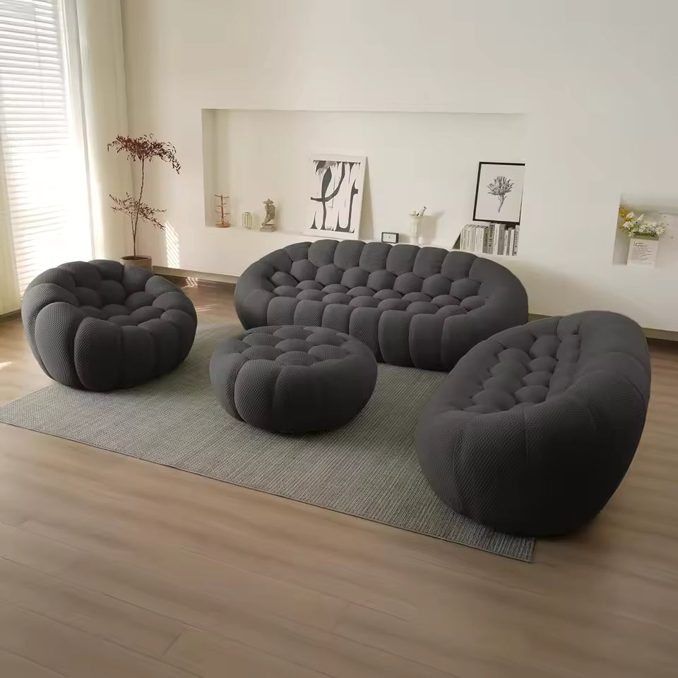 Colorful Honeycomb Mesh Bubble Sofa Set
